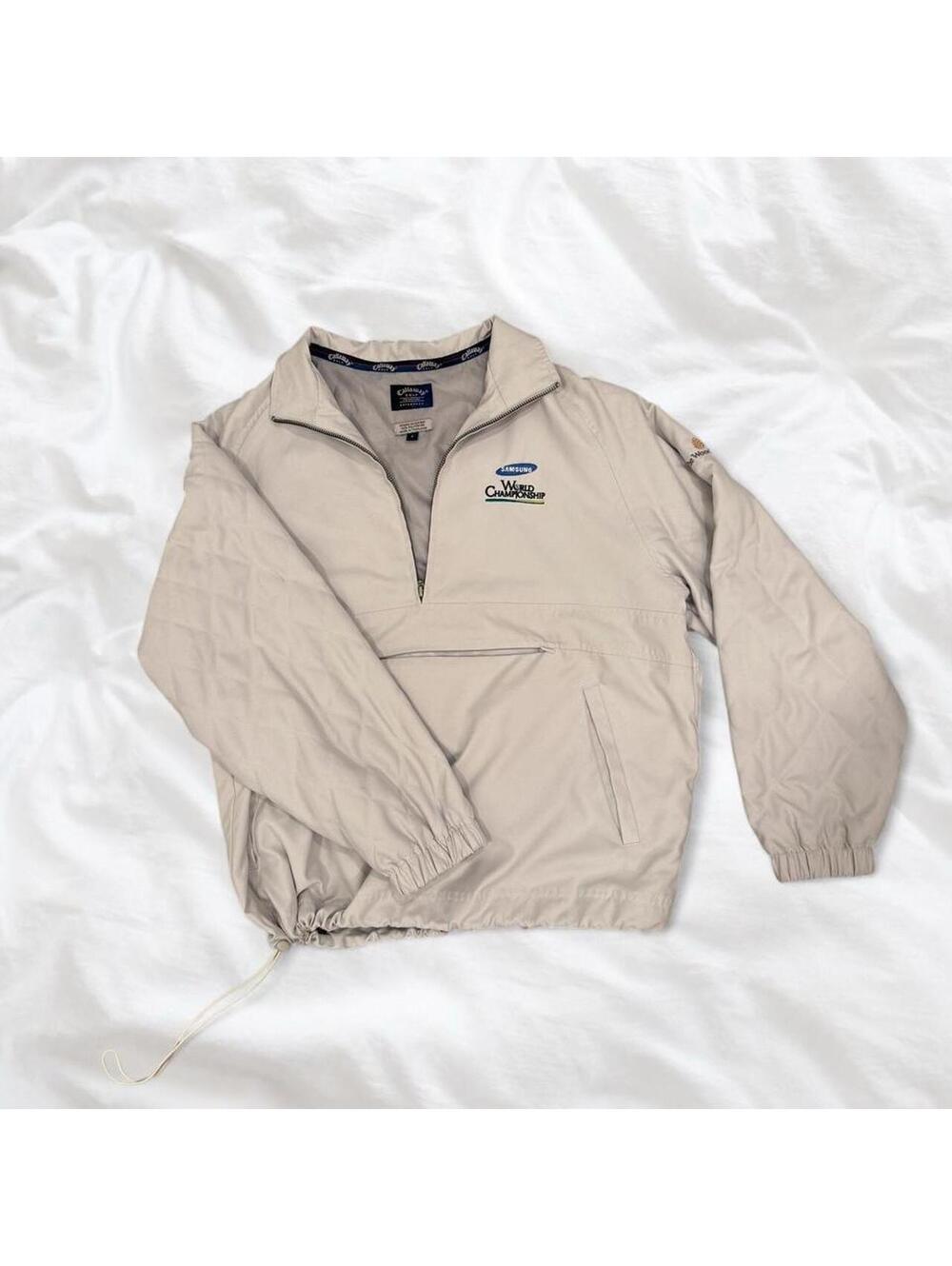 Vintage Callaway Golf World Championship Pullover windbreaker Jacket Size Small